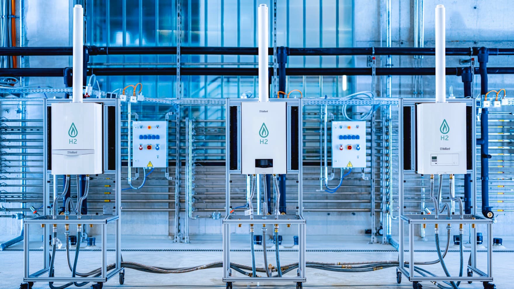 Котел Vaillant у випробувальному блоці