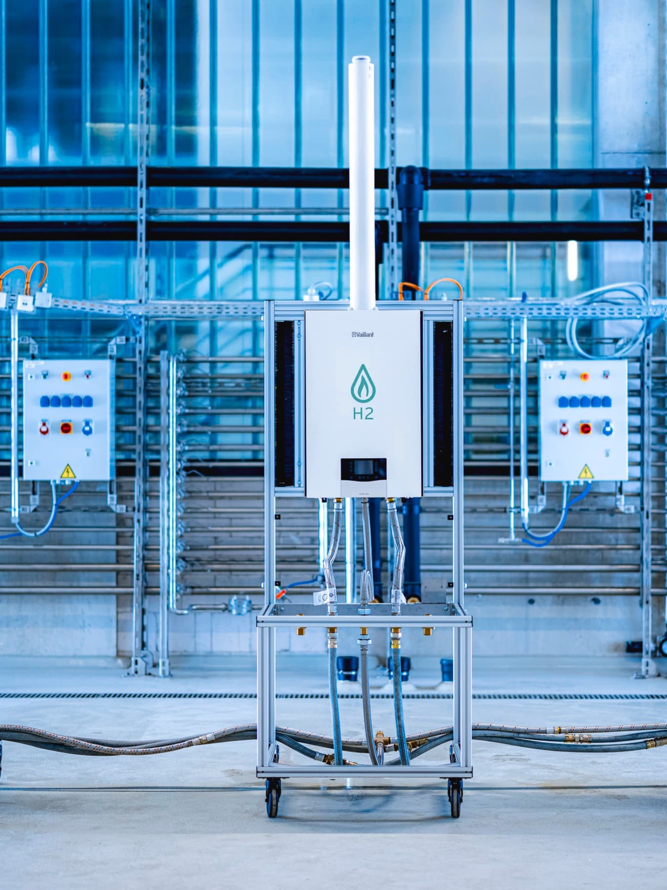 Котел Vaillant у випробувальному блоці