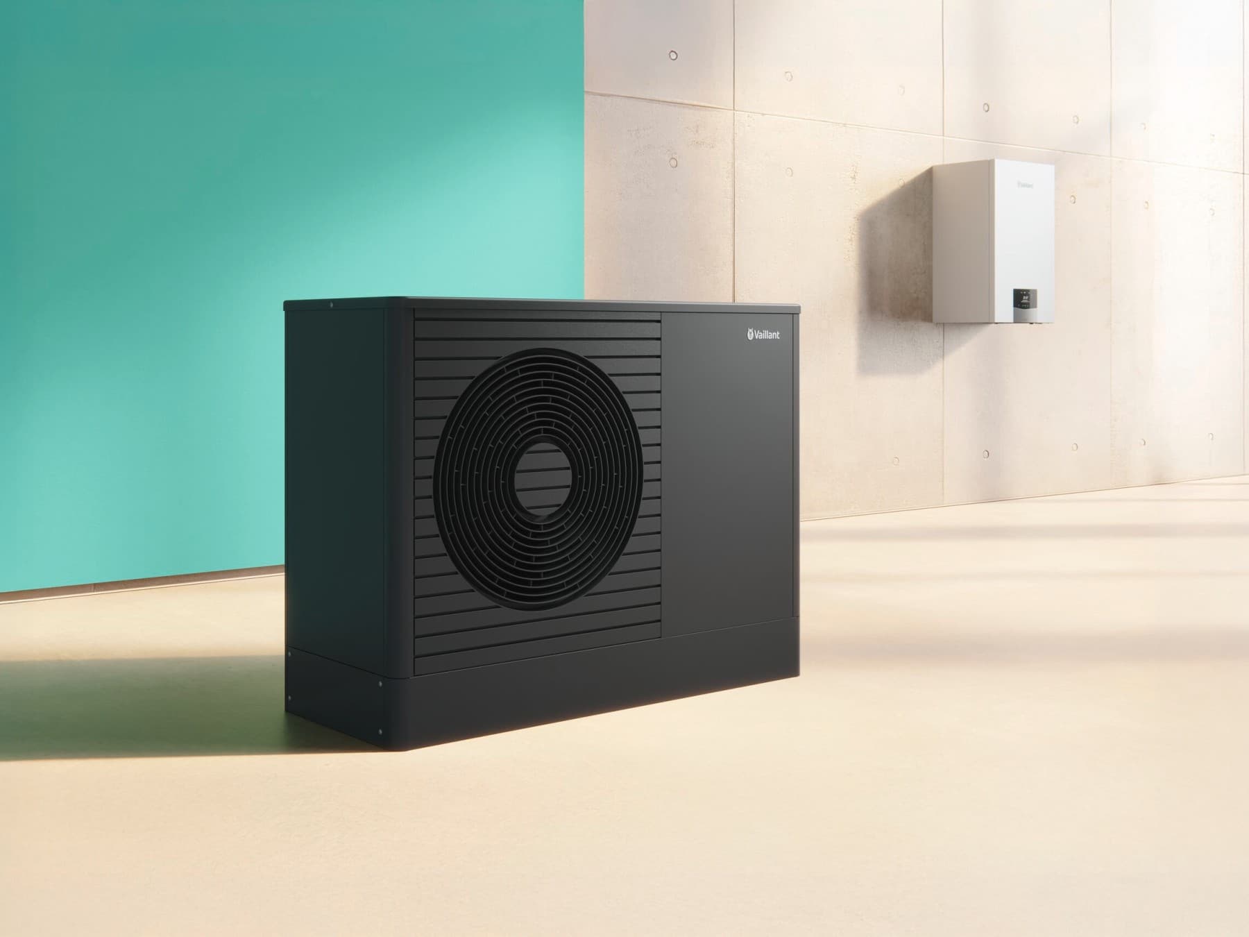 Гібридна система опалення з тепловим насосом aroTHERM plus та газовим конденсаційним котлом ecoTEC plus